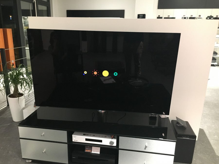 5 hfs Sony oled tv ecran installation