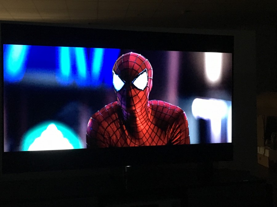 9 hfs Sony oled tv test image bluray oppo film 4K spiderman